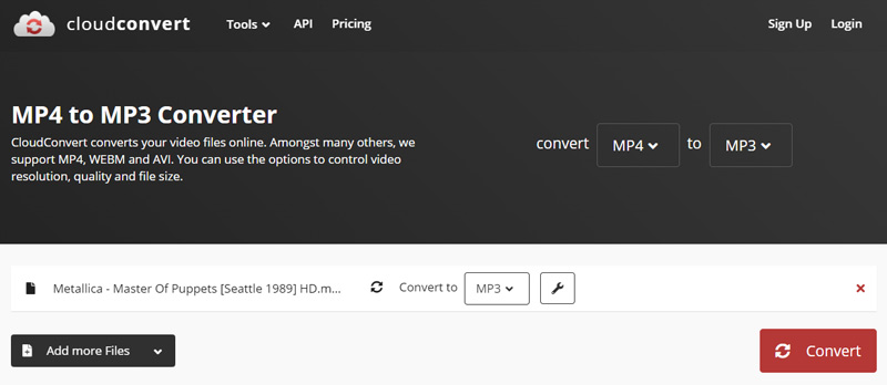 Convert video to MP3
