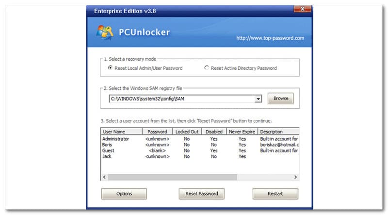 PCUnlocker